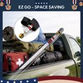 thumbnail image 4 of Yescom 2 Packs EZ GO 25ft Double Flag Poles for Outside House, Aluminum Telescoping Tangle-Free In Ground Flagpole Kit Fits for Front Yard, 4 of 11