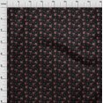 thumbnail image 3 of oneOone Georgette Viscose Fabric Leaves & Flower Floral Printed Craft Fabric BTY 42 Inch Wide, 3 of 4