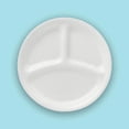 thumbnail image 1 of Corelle Winter Frost White 10.25" Glass Divided Dinner Plate, 1 of 3