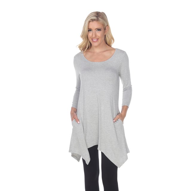 White Mark Tunique Makayla pour Femmes à Manches 3/4