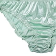 thumbnail image 3 of Culottes Satinées pour Femmes Taille Mi-Haute Entrejambe Ondulé en Coton, 3 of 5