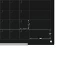 thumbnail image 3 of Audio-Visual Direct Glass Dry-Erase Calendar Whiteboard Set - 60 x 90 cm - (Magnetic, Black), 3 of 5