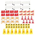 thumbnail image 1 of Jouets Panneaux Routiers Scène de Modèle DIY Éducatif Précoce Cadeaux de Vacances pour Enfants 62 Mini Panneaux Routiers, 1 of 4