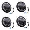 thumbnail image 1 of 4X H4 400W 7Inch LED Head Light Lamp with for Niva Urban Samurai for Wrangler Off Road, 1 of 10