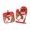 A, variant on Christmas Tree Oven Mitts and Pot Holders, Heat Resistant, Long Oven Gloves Potholder for Kitchen Cooking Baking Decoration (D)