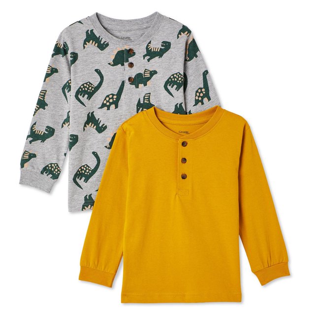 George Toddler Boys' Henley Tee 2-Pack