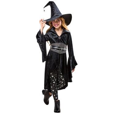 Costume de Sorcière du Coven Noir pour Enfants par Rubies, Filles