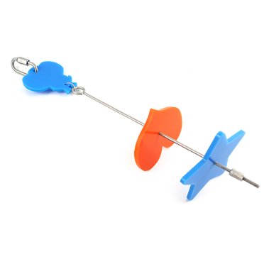 Support de Nourriture pour Oiseaux Brochette de Légumes pour Oiseaux Mangeoire pour Perroquet Bâton avec Séparateur