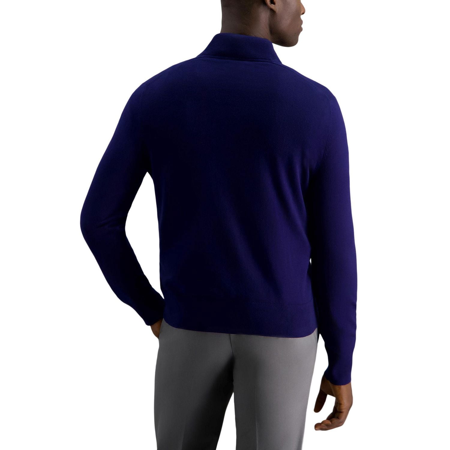 Haggar® chandail à col montant 1/4 de fermeture éclair pour hommes