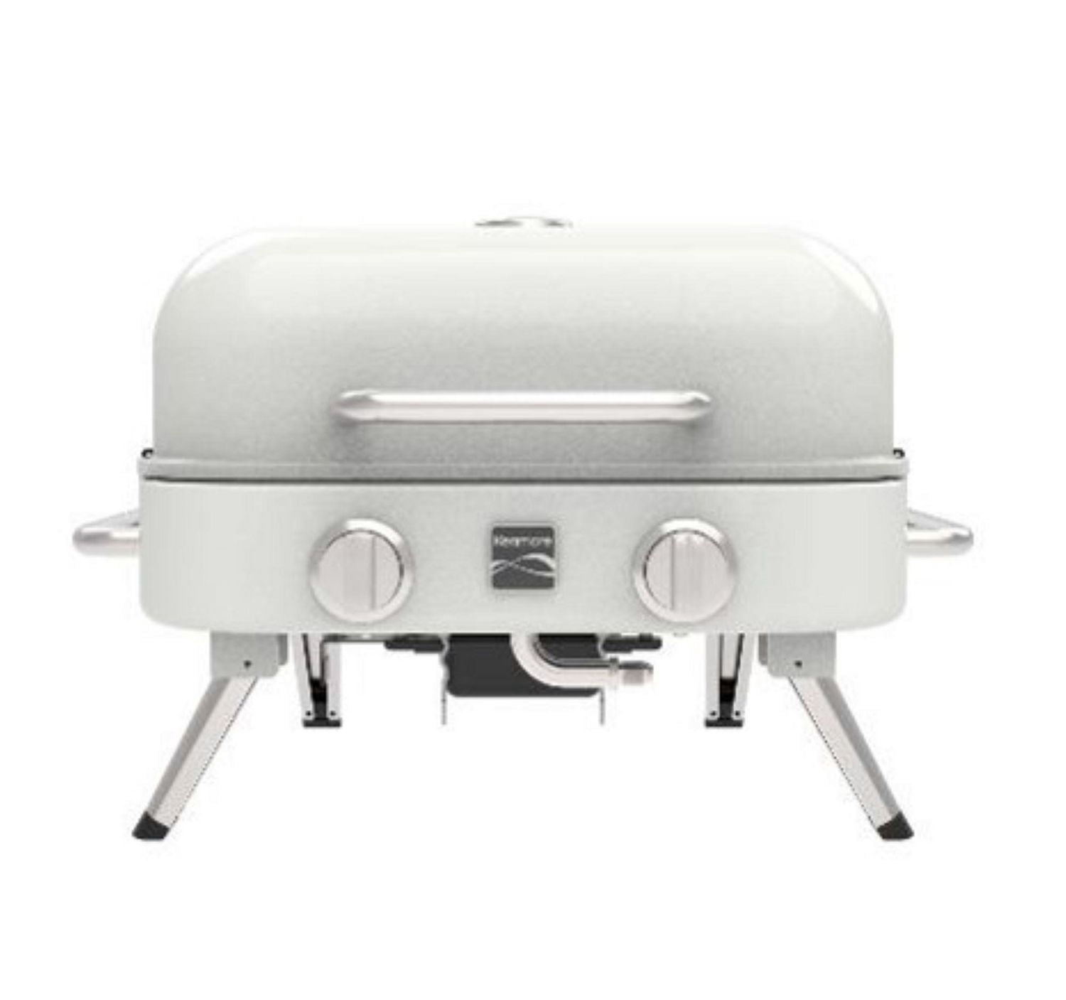 Kenmore - 2 Burner Retro Tabletop Gas Grill - Pearl