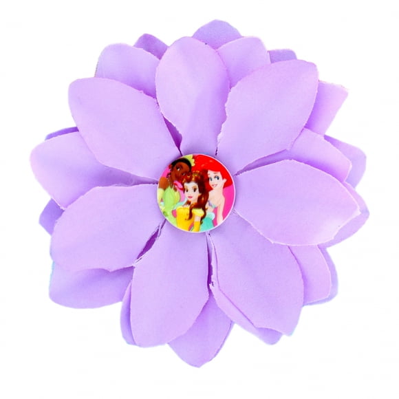 Disney Princess Purple Flower Hair Clip Accessory for Girls Dress Up