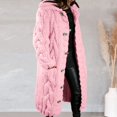 thumbnail image 2 of Women‘s Long Large Classic Cardigans Cable Knit Hood Sweater Oversized Button Duster Coat with Pocket 2024, 2 of 5