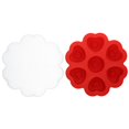 thumbnail image 4 of Moule à Glace en Silicone, Rouge Réutilisable en Forme de Cœur Moule Alimentaire pour Bébé Plateau Moule Alimentaire Véritable Excellence, 4 of 14
