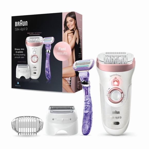 BRAUN LEG EPILATOR SES 9 ROSE GOLD WHITE