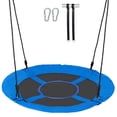 thumbnail image 1 of KFFKFF Tree Swing 40 In Saucer Swing 750lbs Weight Capacity 900D Oxford Blue, 1 of 9