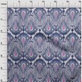 thumbnail image 2 of oneOone Polyester Lycra Fabric Big Motif Ikat Printed Fabric 1 Yard 56 Inch Wide, 2 of 4