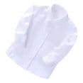 thumbnail image 2 of Girls Uniform Tops Long Sleeve Solid Button-Down Uniform Oxford Shirt 2-14 Years, 2 of 4