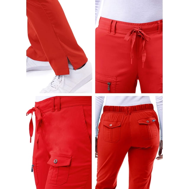 Adar Pro Sarraus pour Femmes - Pantalon de Sarrau de Yoga à Jambe Étroite