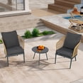 thumbnail image 5 of TOYTEXX 3-Piece Wicker Patio Set with Coffee Table & 2 Chairs – Outdoor Furniture for Porch/Backyard, 5 of 5