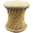 thumbnail image 1 of Natural Geo Tabouret d'Appoint en Moray - Similicuir Beige, 1 of 5