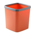 thumbnail image 1 of Kitchen Trash Can,Office Desk Accessories Mini Trash Can Miniature Plastic Trash Can Pressure Ring Countertop Trash Can for Bathroom Office Kitchen Desk Coffee Table Bathroom Trash Can, 1 of 6