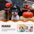 thumbnail image 2 of Delicate Pirate Design Hat Pet Decoration Costume for Halloween Party Black, 2 of 8