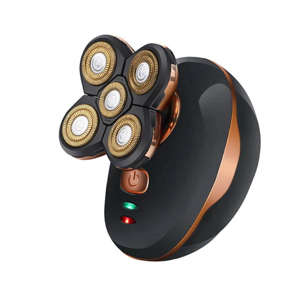 kurtrusly Electric Shaver Machine Five-Head Rechargeable Waterproof Self-Assisted Shaver Shaver
