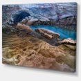 thumbnail image 2 of Brilliant Turquoise Melt Pool - Landscape Canvas Art Print, 2 of 4