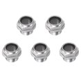 thumbnail image 1 of Unique Bargains M14x1.5mm Male Threaded Aluminum Air Compressor Oil Level Gauge Sight Glass 5Packs, 1 of 5