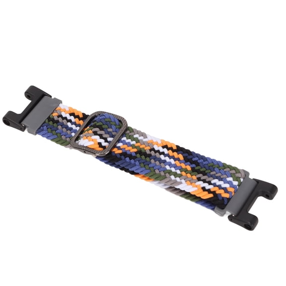 Smartwatch Band, Woven Strap 5.2-8.5in Wrist Lightweight Stretchable For Aamazfit T-Rex Black,Colorful,Blue+White,Denim Color