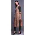 thumbnail image 3 of Bimba Kurti Longue Robe en Coton Imprimé Tunique Droite pour Femmes Haut Indien-Moyen, 3 of 6