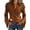 Brown, variant on Women's Suede Fringe Western Shirt, Long Sleeve Button Down Blouse with Chest and Sleeve Fringe, Retro Cowgirl Top for Western Party, Rodeo & Daily Wear Brown M