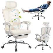GloryStar Ergonomic High Back Mesh Chair, Office Desk Chair with Extendable Footrest