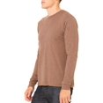 thumbnail image 2 of Bella + Canvas T-Shirt Unisexe à Manches Longues - Rouge - 2TG, 2 of 3