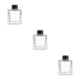 thumbnail image 4 of kurtrusly 1/2/3/5 Empty Square Glass Diffuser For Fragrance - Thickened Bottom Anti-Slide With Excellent 200ml 3PCS, 4 of 6