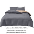 thumbnail image 3 of 4-Piece Washed Cotton Polyester Bedding Set for Dorm Beds | Soft & Breathable Full/Queen Size | Reversible Design with Modern Colors for Students & Kids Rooms, 3 of 6