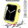 thumbnail image 5 of KOMI Compatible with Apple Watch Bumper Case 42mm Series 3 2 Soft Flexible TPU Thin Lightweight Protective Cover for iWatch [NO Front Screen Protector], 5 of 5