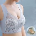 thumbnail image 4 of Lingerie for Women Oversized Thin Lingerie with A Large Chest and No Steel Ring Sports Bra Gathered Sagging and Beautiful Back Daily Bra Rings for Women Sizes : M-4XL, 4 of 9