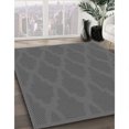 thumbnail image 3 of Ahgly Tapis Rond Lavable en Machine Intérieur Transitionnel Gris Platine, 4 Pieds Rond, 3 of 7