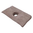 thumbnail image 3 of Tachiuwa Serviette de Table de Massage Oreiller de Visage Serviette avec Trou Lavable Réutilisable Protecteur de Peau Café, 3 of 9