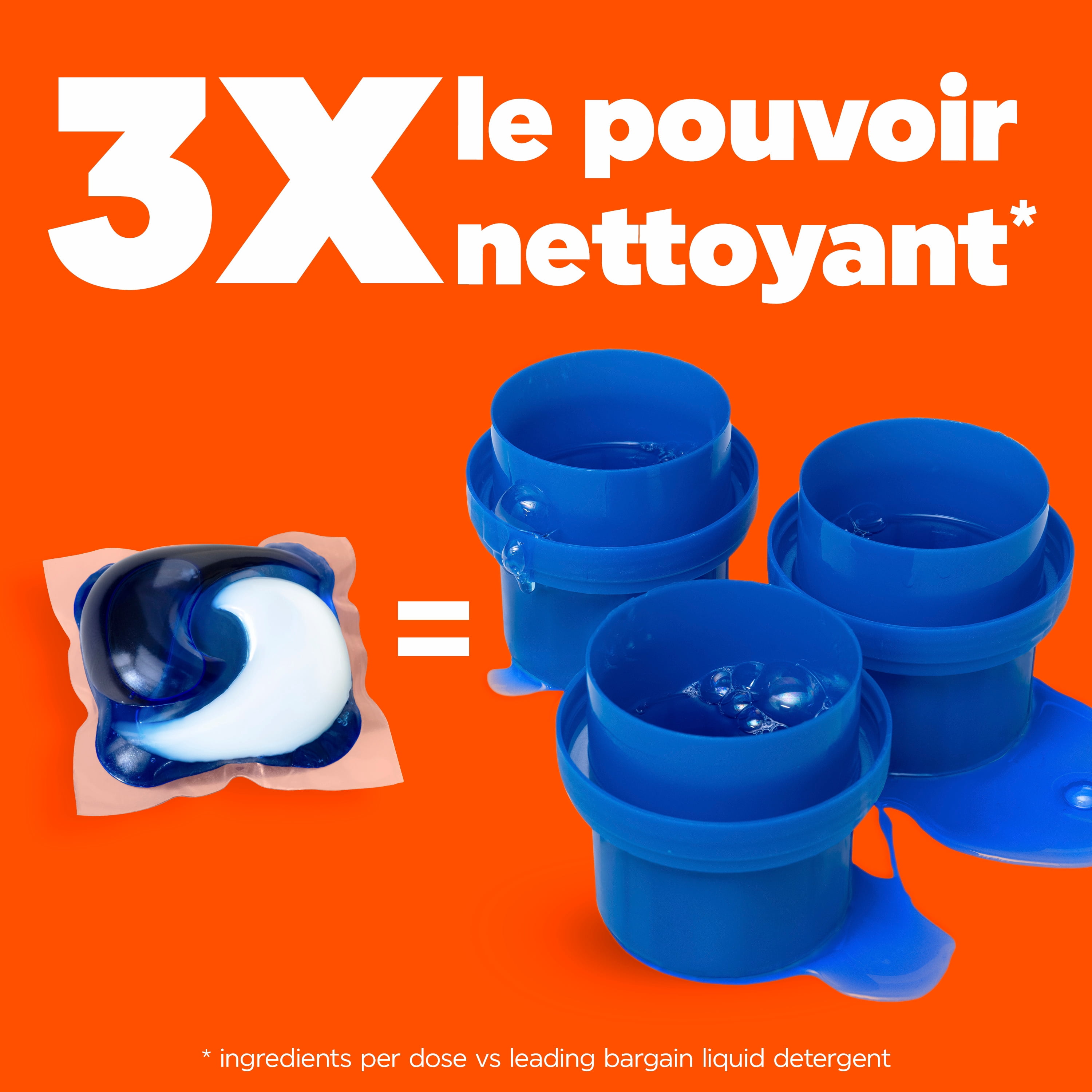 Capsules de détergent à lessive Tide PODS avec un soupçon de détergent Downy 4 en 1, 57 unités, détachant, fraîcheur, douceur, protecteur de tissu, compatible avec les laveuses HE