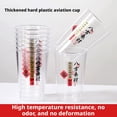 thumbnail image 2 of SharkTRUE 25pcs Add A Festive Atmosphere Disposable Plastic Cups Drinkware High temperature Resistant Disposable Water Cup Thick Food grade Reusable Thick Drinking Cups Spring Festival, 2 of 8