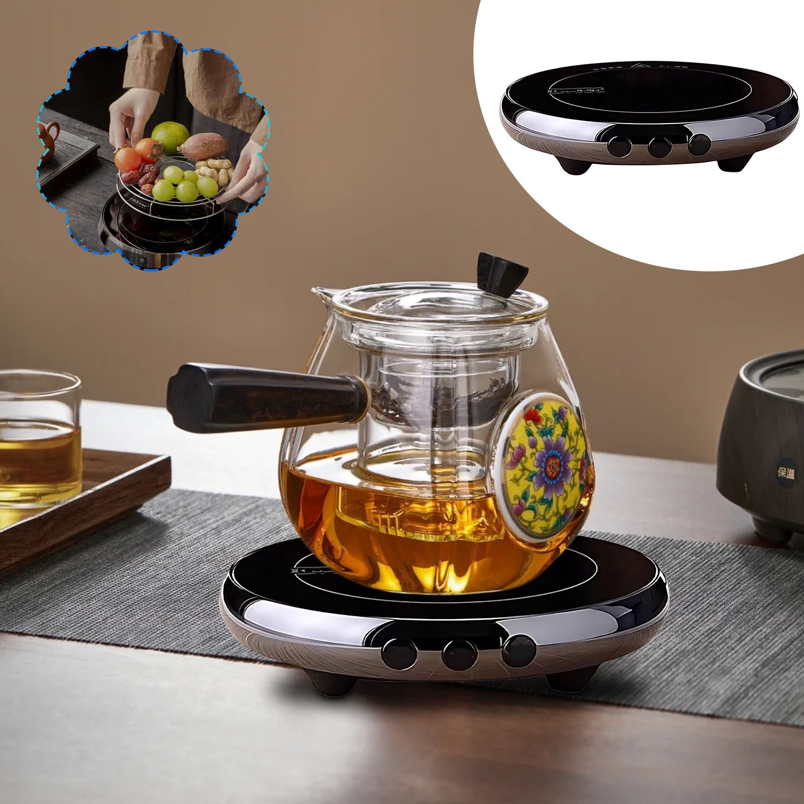 Fridja Clearance Thin Electric Oven Electric Oven Tea Oven with Grill Net Can Bake Food