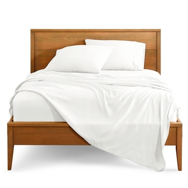 Bare Home Premium 1800 Collection 4-Piece Bed Sheet Set, Full-XL, Cream