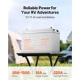 thumbnail image 2 of VEVOR 12V 75Ah Deep Cycle Battery Sealed AGM Rechargeable Lead Acid Battery Mobility, 2 of 9