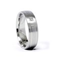 thumbnail image 2 of Mens White Gold Bezel 14K Diamond White Gold New Ring, 2 of 2