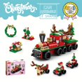 thumbnail image 2 of 6 In 1 Christmas Train Building Blocks, Assembly Shapes Toys For Children, Educational Toys, DIY Assembly Model, Christmas Gift, 2 of 5