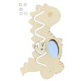 thumbnail image 4 of HILABEE Activity Board Sensory Board Learning Travel Toy Developing Busy Board for Party dinosaur mirror, 4 of 9