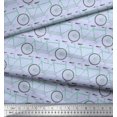 thumbnail image 2 of Soimoi Poly Georgette Fabric Bicycle Transport Print Fabric by Yard 52 Inch Wide, 2 of 2