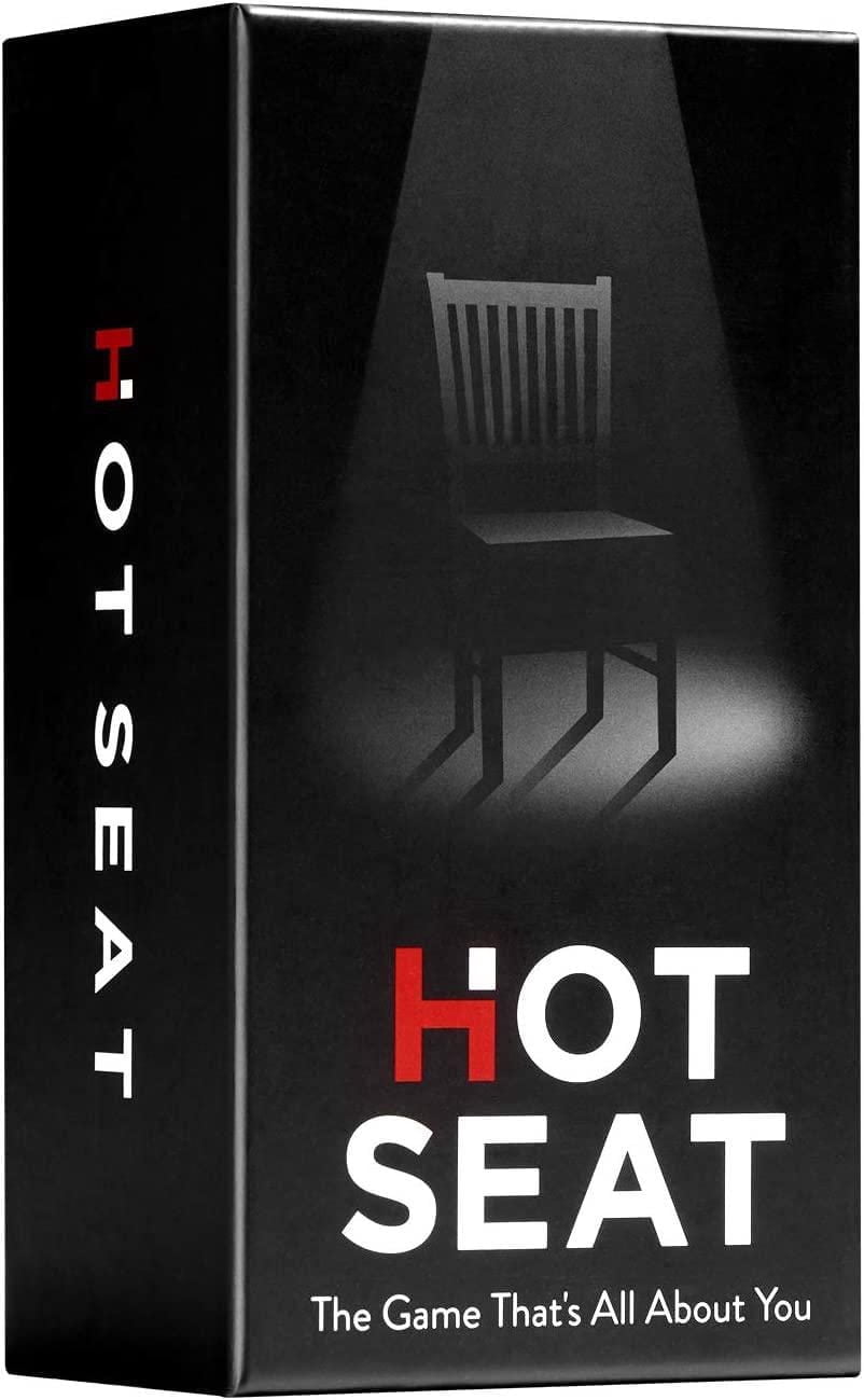 HOT SEAT Party Game – The Family Card Game That Talks About You – For Kids, Teens, College Students, Adults, and Families – English